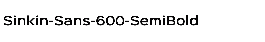 font Sinkin-Sans-600-SemiBold download