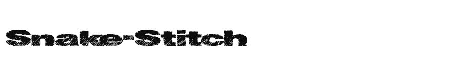 font Snake-Stitch download