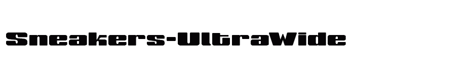 font Sneakers-UltraWide download