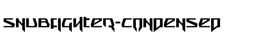 font Snubfighter-Condensed download