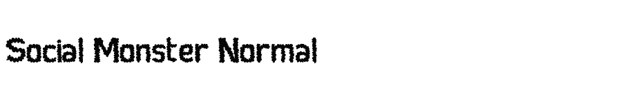 font Social-Monster-Normal download