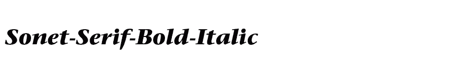 font Sonet-Serif-Bold-Italic download
