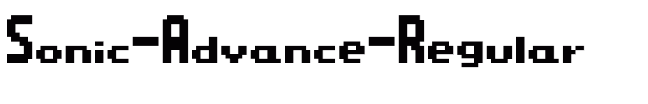 font Sonic-Advance-Regular download