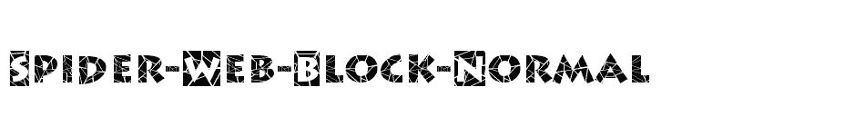 font Spider-Web-Block-Normal download