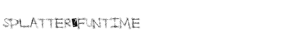 font Splatter-Funtime download