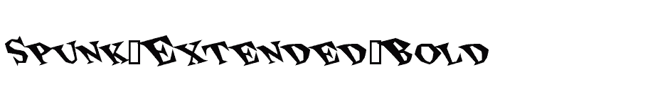 font Spunk-Extended-Bold download