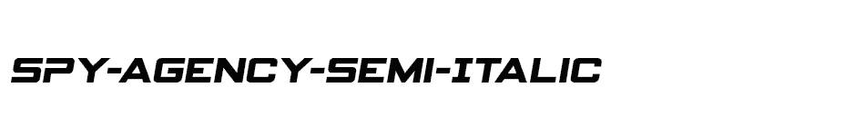 font Spy-Agency-Semi-Italic download