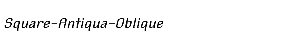 font Square-Antiqua-Oblique download