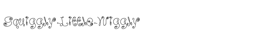 font Squiggly-Little-Wiggly download