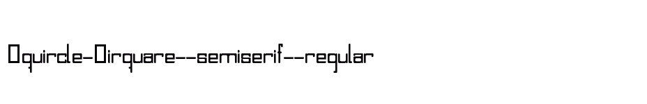 font Squircle-Cirquare--semiserif--regular download