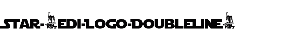 font Star-Jedi-Logo-DoubleLine1 download
