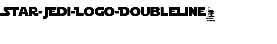 font Star-Jedi-Logo-DoubleLine2 download