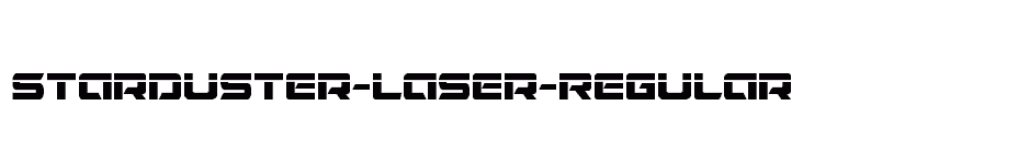 font Starduster-Laser-Regular download