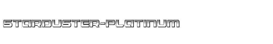 font Starduster-Platinum download