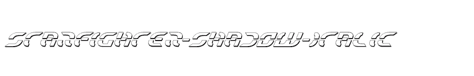 font Starfighter-Shadow-Italic download