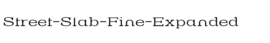 font Street-Slab-Fine-Expanded download