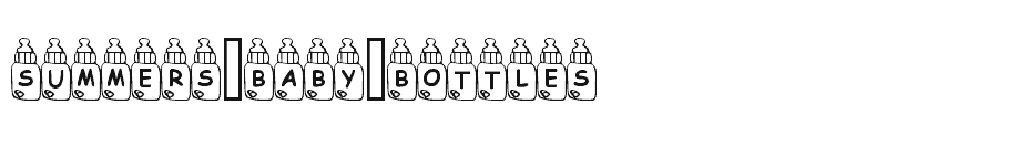 font Summers-Baby-Bottles download