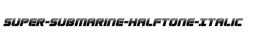 font Super-Submarine-Halftone-Italic download