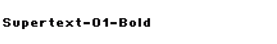 font Supertext-01-Bold download