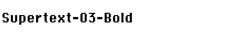 font Supertext-03-Bold download