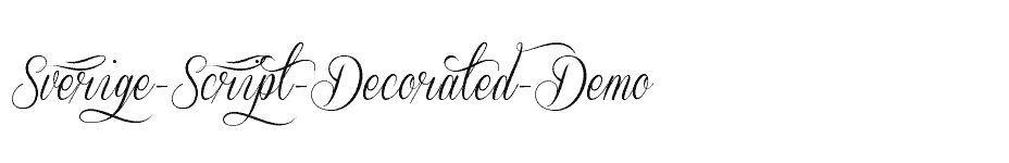 font Sverige-Script-Decorated-Demo download