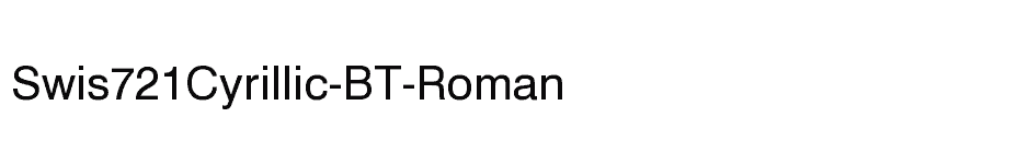 font Swis721Cyrillic-BT-Roman download