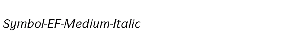 font Symbol-EF-Medium-Italic download