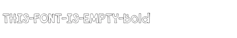 font THIS-FONT-IS-EMPTY-Bold download