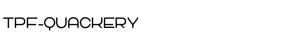font TPF-Quackery download