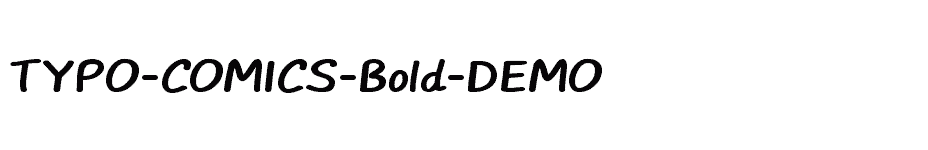 font TYPO-COMICS-Bold-DEMO download