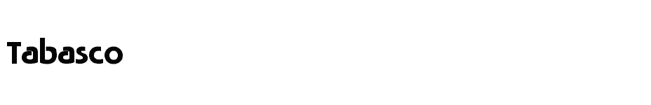 font Tabasco download