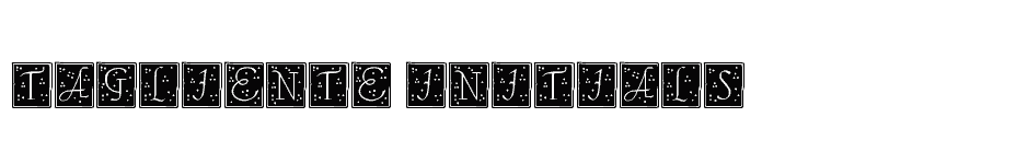 font Tagliente-Initials download