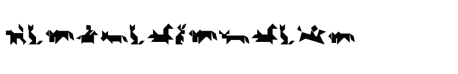 font Tangram-Animals download