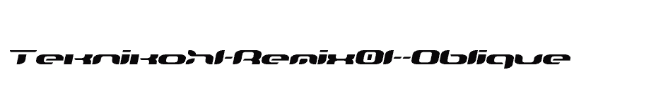 font Teknikohl-Remix01--Oblique download