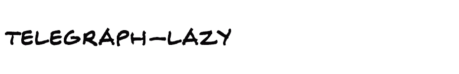 font Telegraph-Lazy download