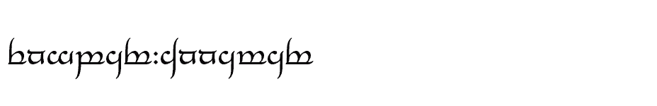 font Tengwar-Annatar download