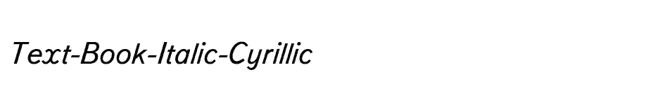 font Text-Book-Italic-Cyrillic download