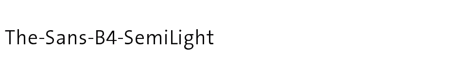 font The-Sans-B4-SemiLight download