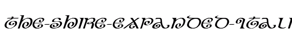 font The-Shire-Expanded-Italic download