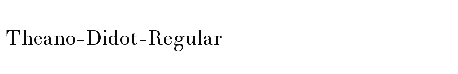 font Theano-Didot-Regular download