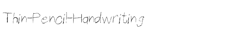 font Thin-Pencil-Handwriting download
