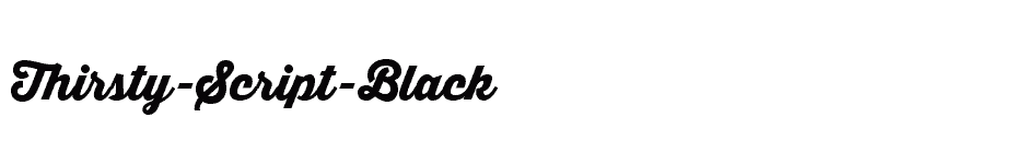 font Thirsty-Script-Black download