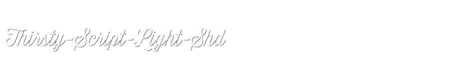 font Thirsty-Script-Light-Shd download