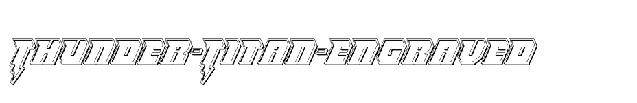 font Thunder-Titan-Engraved download