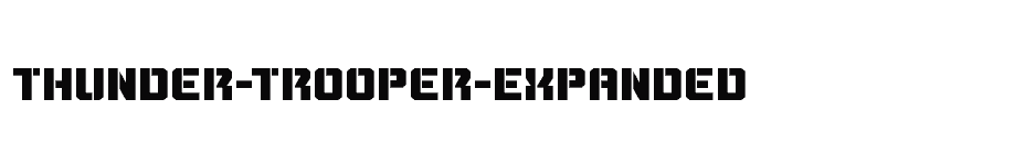 font Thunder-Trooper-Expanded download