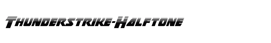 font Thunderstrike-Halftone download