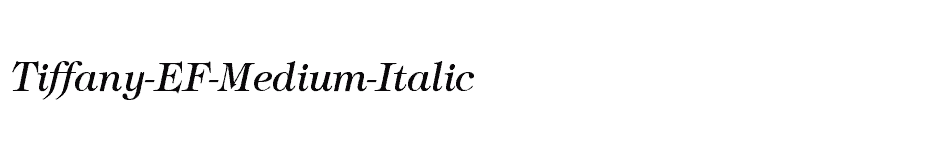 font Tiffany-EF-Medium-Italic download