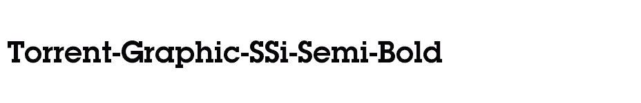 font Torrent-Graphic-SSi-Semi-Bold download