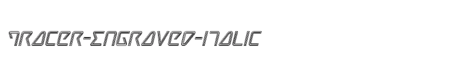 font Tracer-Engraved-Italic download