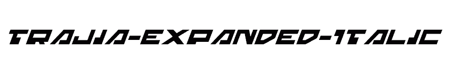font Trajia-Expanded-Italic download